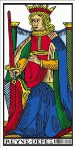 la reine carte arcane tarot